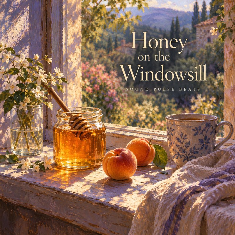 Abstract cover artwork for Honey on the Windowsill